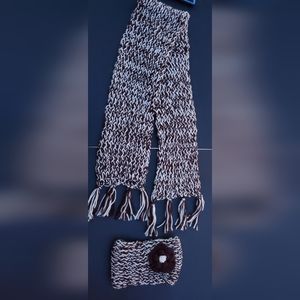 Hanmade Crochet Scarf and Head Band